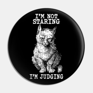 Here comes the judge Pin