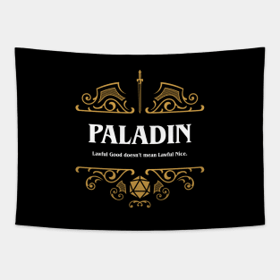 Paladin Class Tabletop RPG Gaming Tapestry