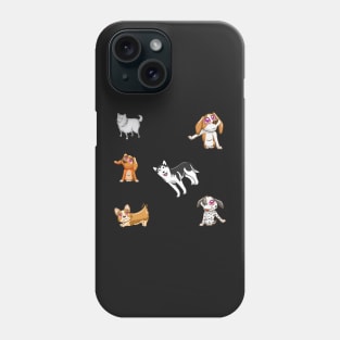 Dog stickers pack-9 Phone Case