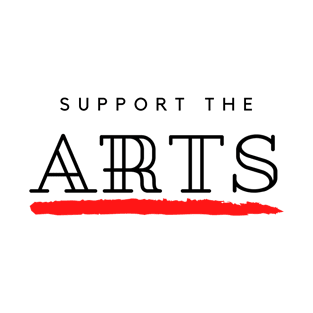 Save The Art Support The Arts Modern Design T-Shirt