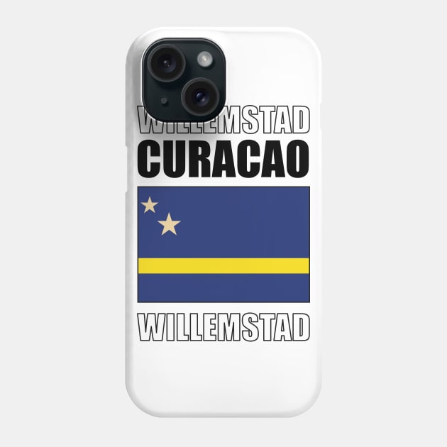 Flag of Curacao Phone Case by KewaleeTee