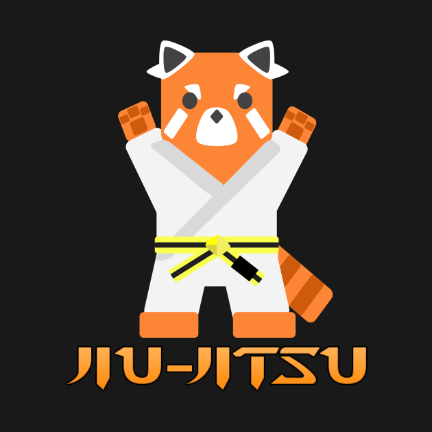 Jiu Jitsu Panda -Yellow Black Belt- by TheConcernedPanda