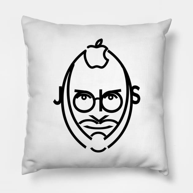 Jobs,Steve Jobs. Pillow by FNAFLOVER2015