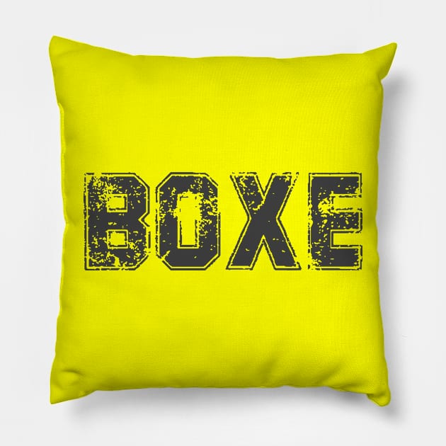 Boxe Pillow by teeteet