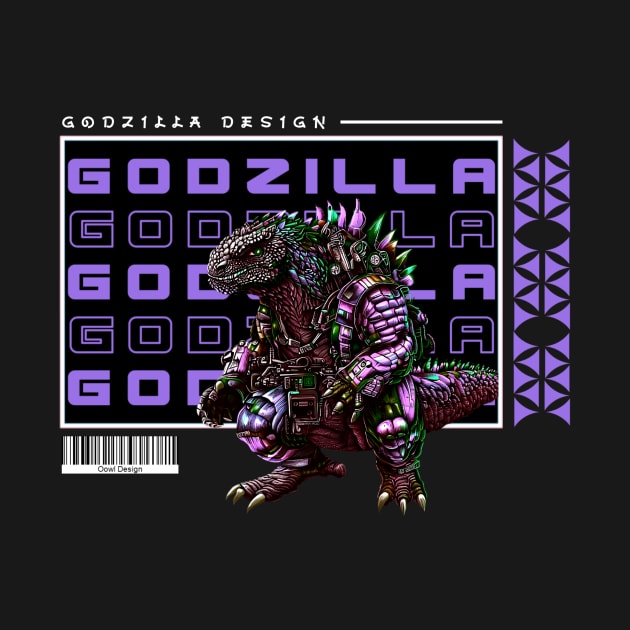 Godzilla by Oowl Design