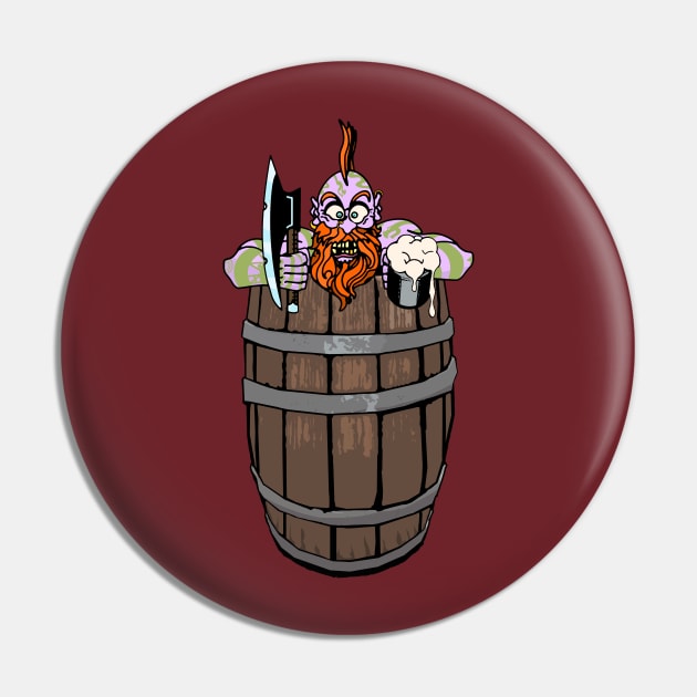 Beer Dwarf Pin by LordNeckbeard