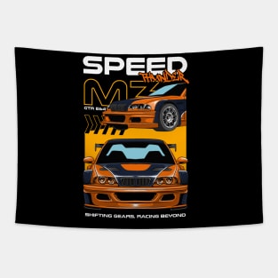 GTR E46 Speed Thunder Tapestry