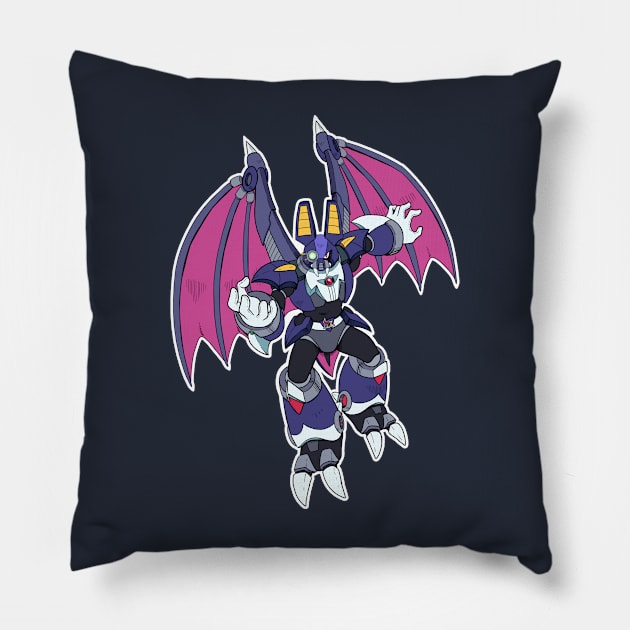 DARK NECROBAT Pillow by IanDimas