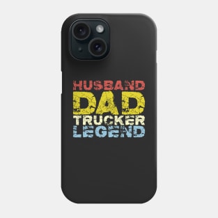 Husband Dad Trucker Legend #2 Phone Case