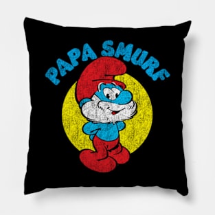 Vintage Papa Smurf Pillow