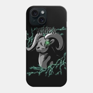 Lightning Aries (green) Phone Case