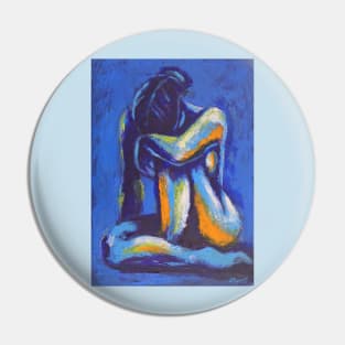 Blue Mood 1 - Female Nude Pin