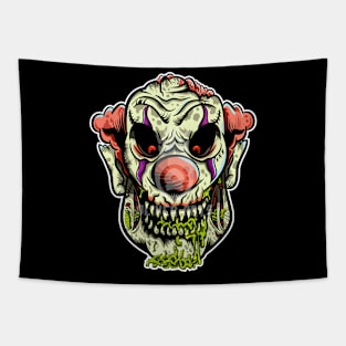 CLOWN EVIL ART Tapestry