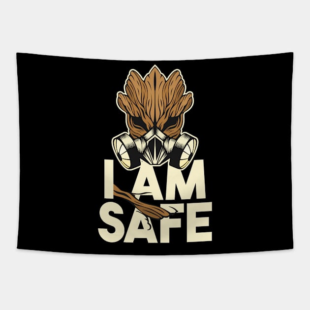 I am safe Tapestry by shippingdragons