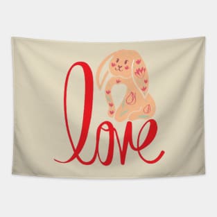 From bunny with love Tapestry