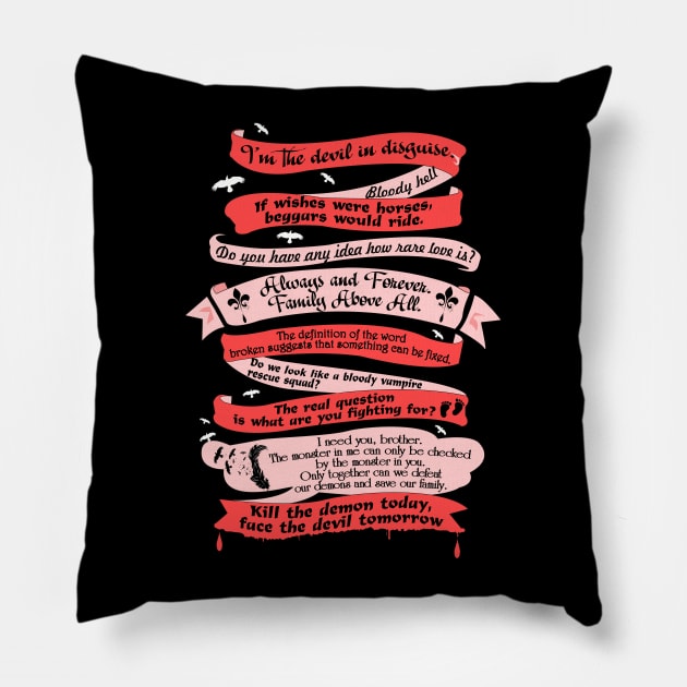 Original Vampires. The Originals Tv Series Gift Pillow by KsuAnn