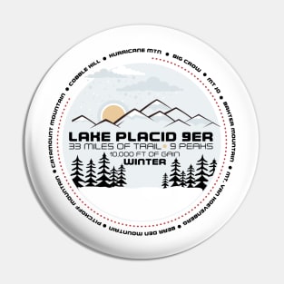 Lake Placid 9er Winter Pin