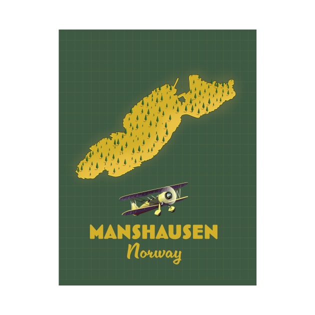 Manshausen Norway travel map by nickemporium1