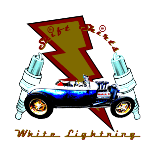 Shift Shirts White Lightning Hot Rod T-Shirt