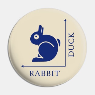 Duck Rabbit Illusion Pin