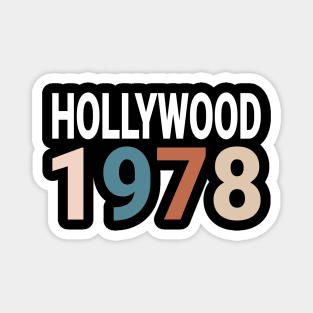 Hollywood 1978 Magnet