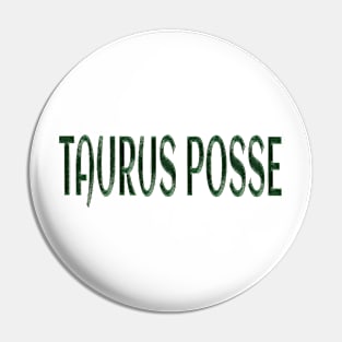 Taurus Posse - Emerald Green Effect - Front Pin