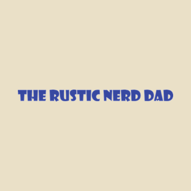 The RND Cartoon Lettering - Blue by The Rustic Nerd Dad