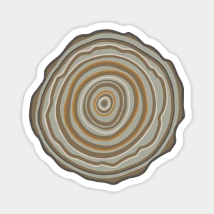 TREE RINGS Woodsy Forest Outdoors Nature Environment - UnBlink Studio by Jackie Tahara Magnet