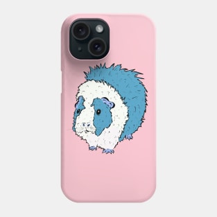 Blue And White Pop Art Guinea Pig Phone Case