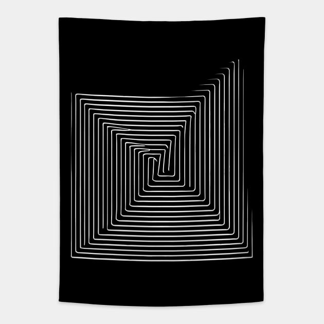 Not Perfect Visuals | Minimalist | NOptical Illusion | Broken lines 2 Tapestry by Jumitu-Art