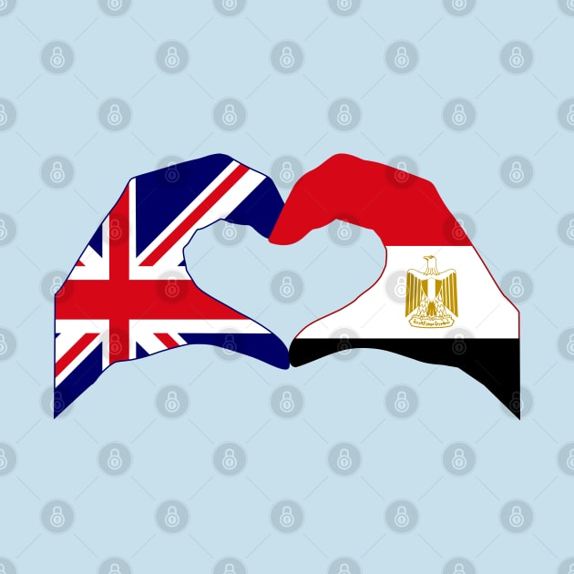 We Heart UK & Egypt Patriot Flag Series by Village Values