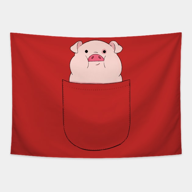 Waddles Tapestry by Eklerii