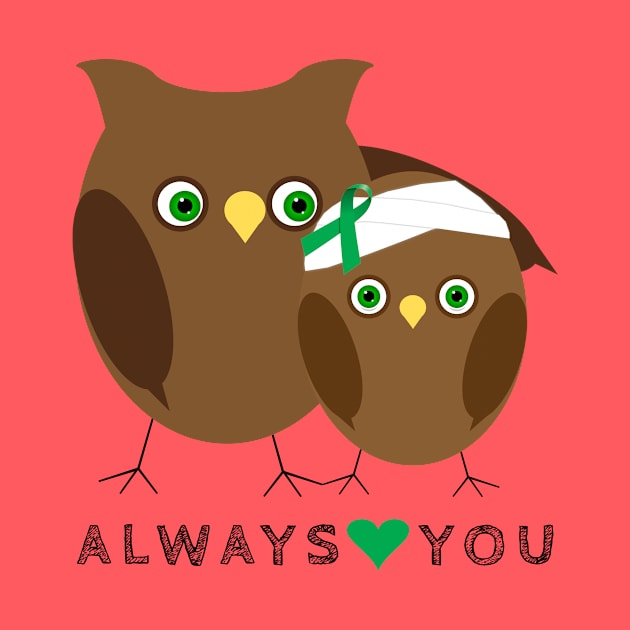 Owls always Love You TBI Shirt by survivorsister