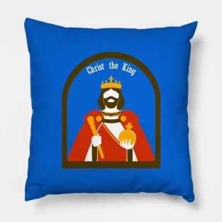 Christ the King Window Logo Pillow