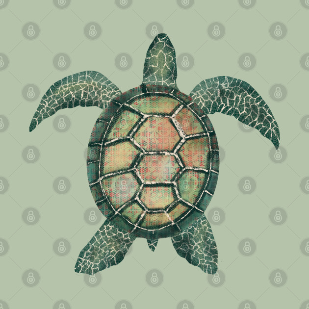 Awesome sea turtle - Sea Turtle - Phone Case