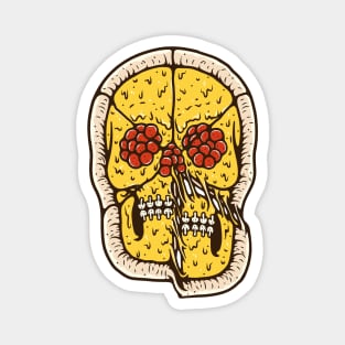 Pizza Skull Magnet