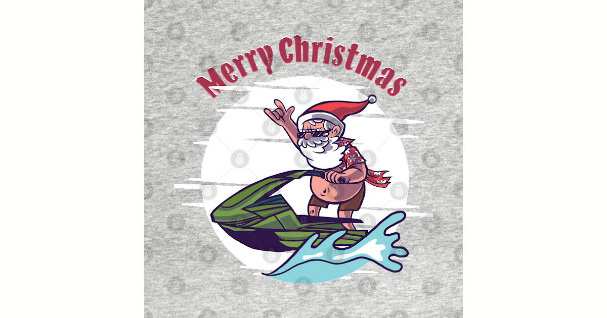 Download Merry Christmas in July Santa Claus Jet Ski Watersports ...