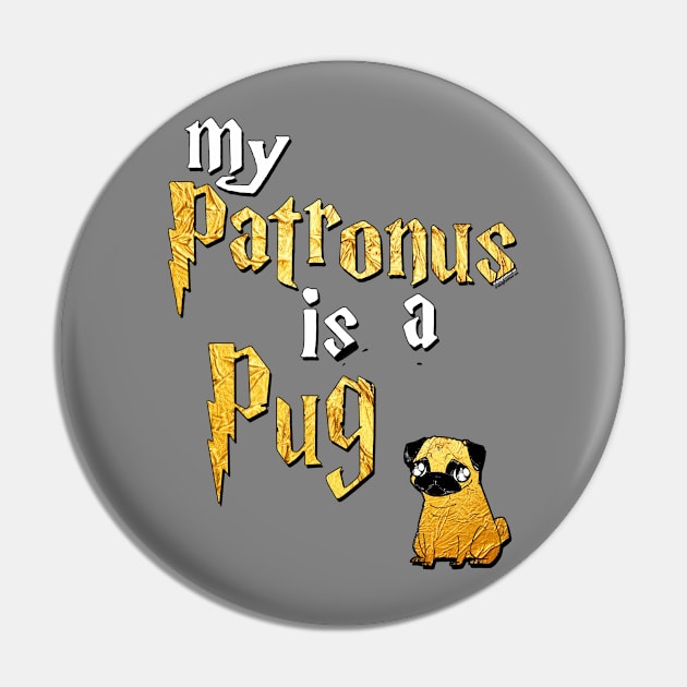 Pug Pin by dogfather