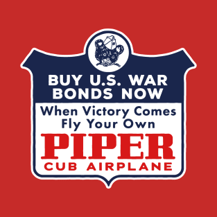 WWII Vintage Piper Cub T-Shirt