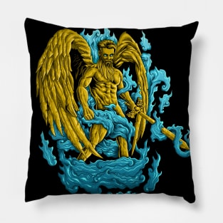 golden angel Pillow