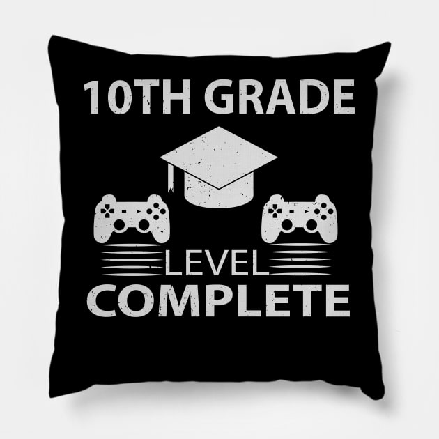 10TH Grade Level Complete Pillow by Hunter_c4 "Click here to uncover more designs"