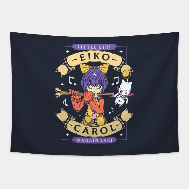 Little Girl Eiko Tapestry by Alundrart