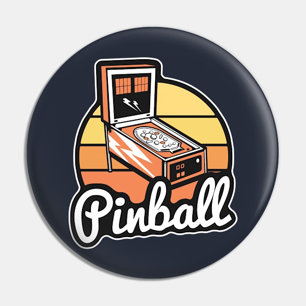 Pinball Shirt Retro Classic Pinball Gifts For Men Arcade Pin by 14thFloorApparel