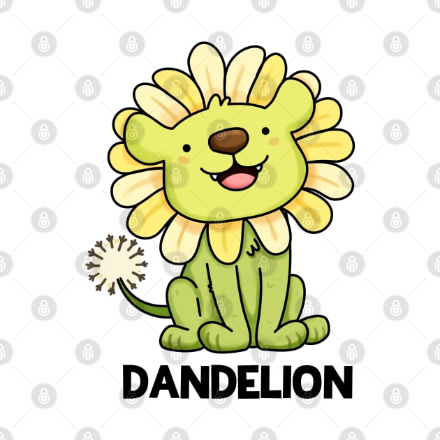 Dandelion Funny Lion Pun by punnybone