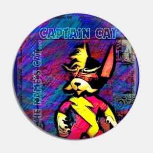 The name's Cat...Captain Cat Pin