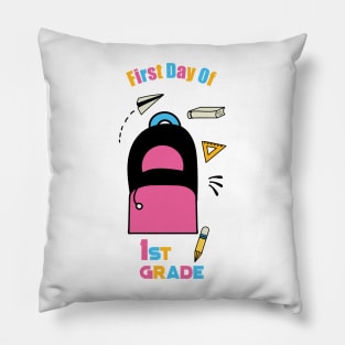 First Day Of 1st Grade Pillow