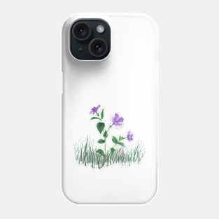 February 24th birthday flower Phone Case