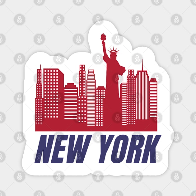 New-York lover Magnet by YuYu