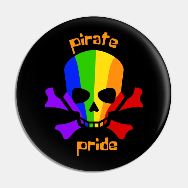 Pirate Pride Pin by Slightly Unhinged