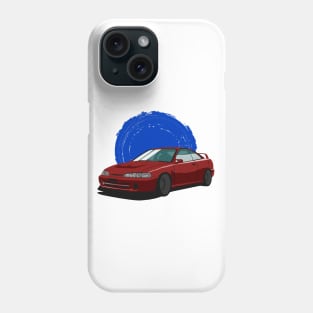 Red Honda Integra dc2 Phone Case